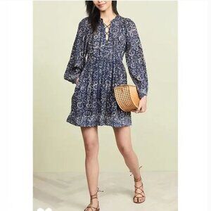 Ulla Johnson Asimar Long Sleeve Mini Dress Size 0